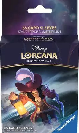 Disney Lorcana Trading Card Game - 65 Captain Hook Card Sleeves