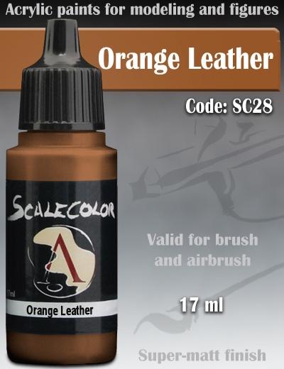 SC-28 ORANGE LEATHER