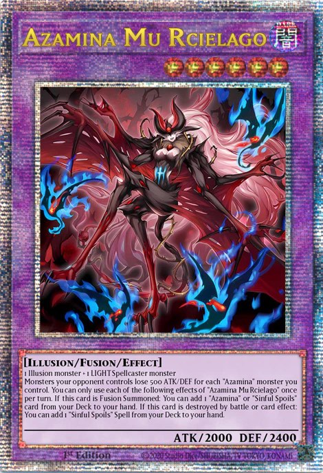 ROTA-EN031 "Azamina Mu Rcielago" Quarter Century Secret Rare