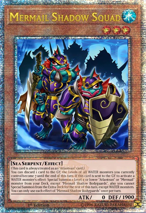 ROTA-EN018 "Mermail Shadow Squad" Quarter Century Secret Rare