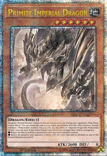 ROTA-EN013 "Primite Imperial Dragon" Quarter Century Secret Rare