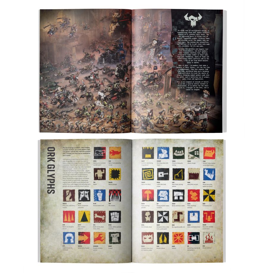 PREORDER RELEASE DATE: 05/09/2026 PICKUP ONLY CODEX: ORKS (ENGLISH)