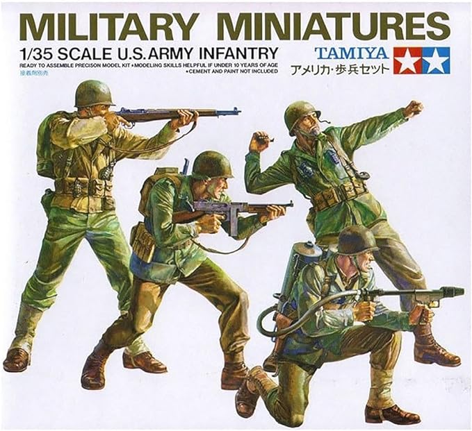 Tamiya 1\35 Scale US Army Infantry. 35013