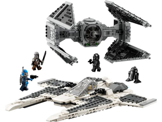 Lego Mandalorian Fang Fighter vs. TIE Interceptor™