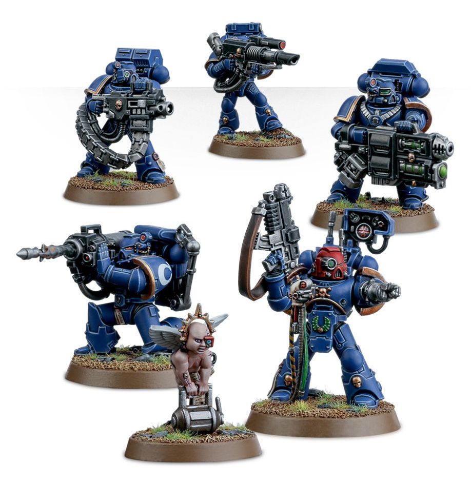W40000 Space Marines Devastator Squad 48-15