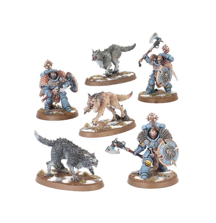 Space Wolves - Wolf Guard Headtakers 53-29