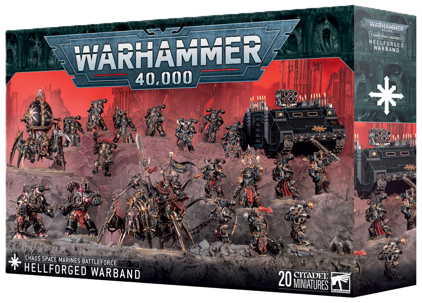 Warhammer 40k-CHAOS SPACE MARINES: HELLFORGED WARBAND