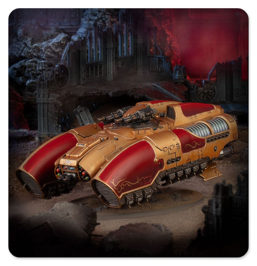 PREORDER RELEASE DATE: 17/10/26 CUSTODES: CUSTODES: CORONUS GRAV-CARRIER (COLLECTION ONLY)