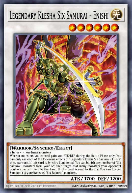 ROTA-EN040 "Legendary Lord Six Samurai - Enishi" Super Rare