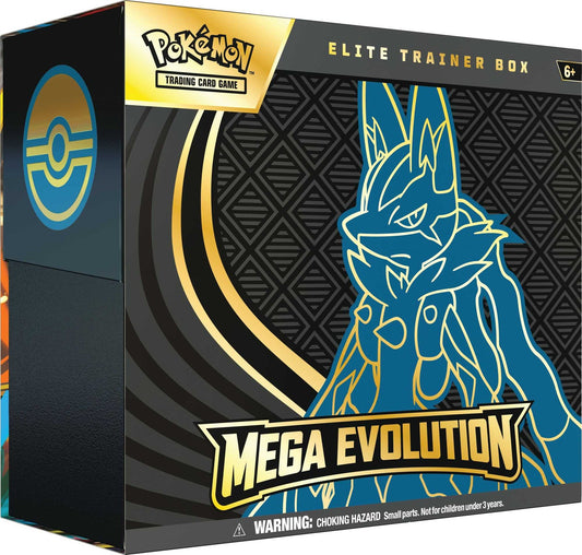 Pokémon TCG: Mega Evolution - Elite Trainer Box - Lucario (Pre-Order) 1 Per Customer