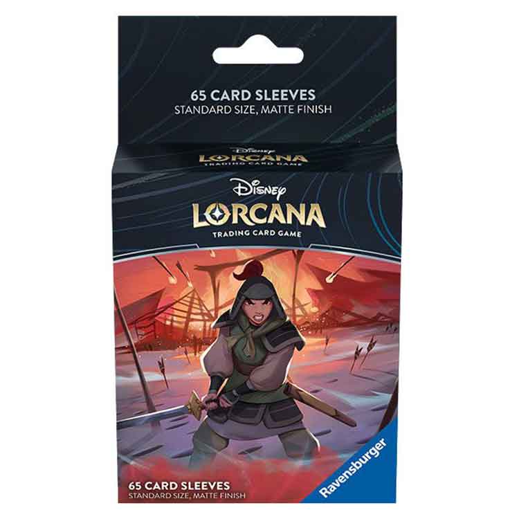 Disney Lorcana Trading Card Game - 65 Mulan Card Sleeves