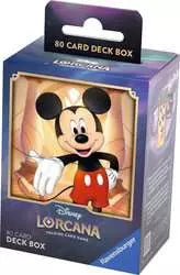 lorcana 80 card deck box Disney LORCANA: Rise of the Floodborn TCG Keep your cards safe and organized in style with this durable and practical deck box from Lorcana Disney Lorcana Trading Card Game
