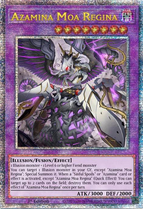 ROTA-EN033 "Azamina Moa Regina" Quarter Century Secret Rare