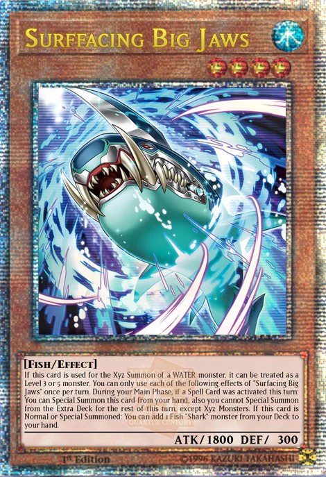 ROTA-EN001 "Surffacing Big Jaws” Quarter Century Secret Rare