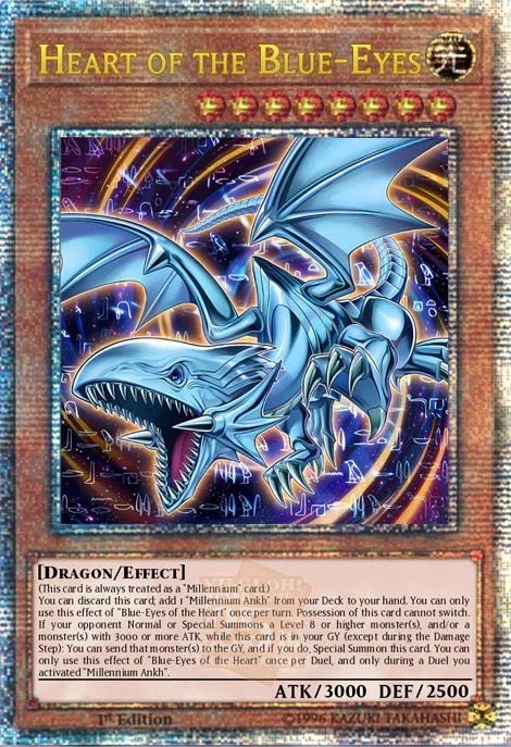 ROTA-EN004 "Heart of the Blue-Eyes" Quarter Century Secret Rare