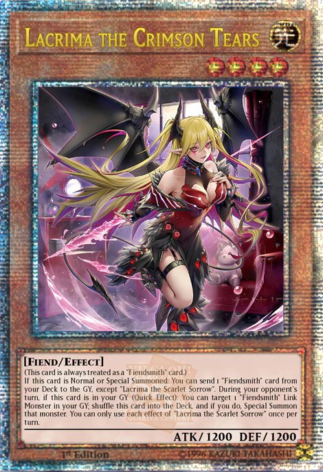 ROTA-EN014 "Lacrima the Crimson Tear” Quarter Century Secret Rare