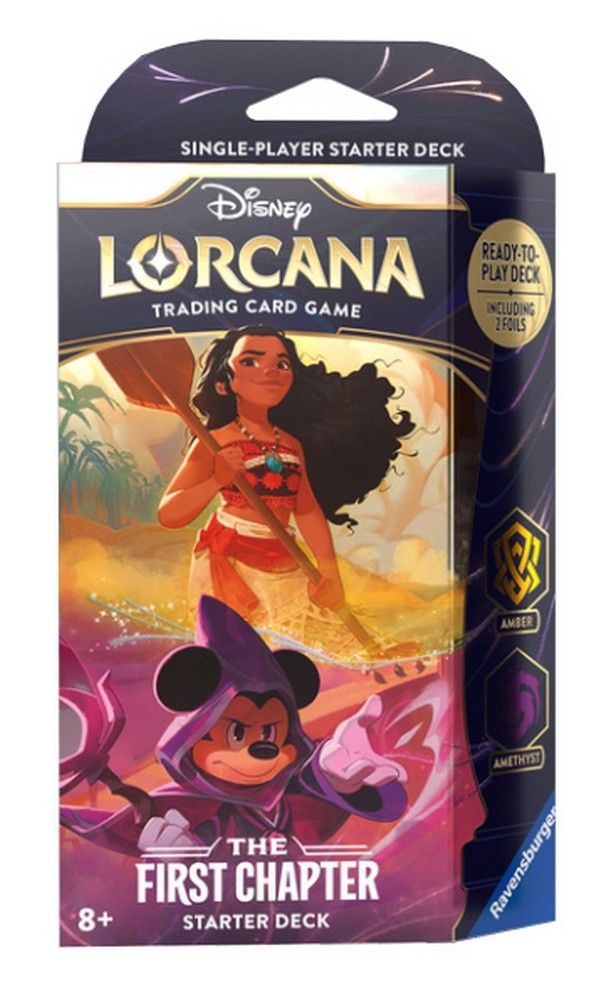 Disney Lorcana: Set 1 Starter Deck - Moana / Mickey Mouse Northern Card Gaming Disney Lorcana: Set 1 Starter Deck - Moana / Mickey Mouse Northern Card Gaming