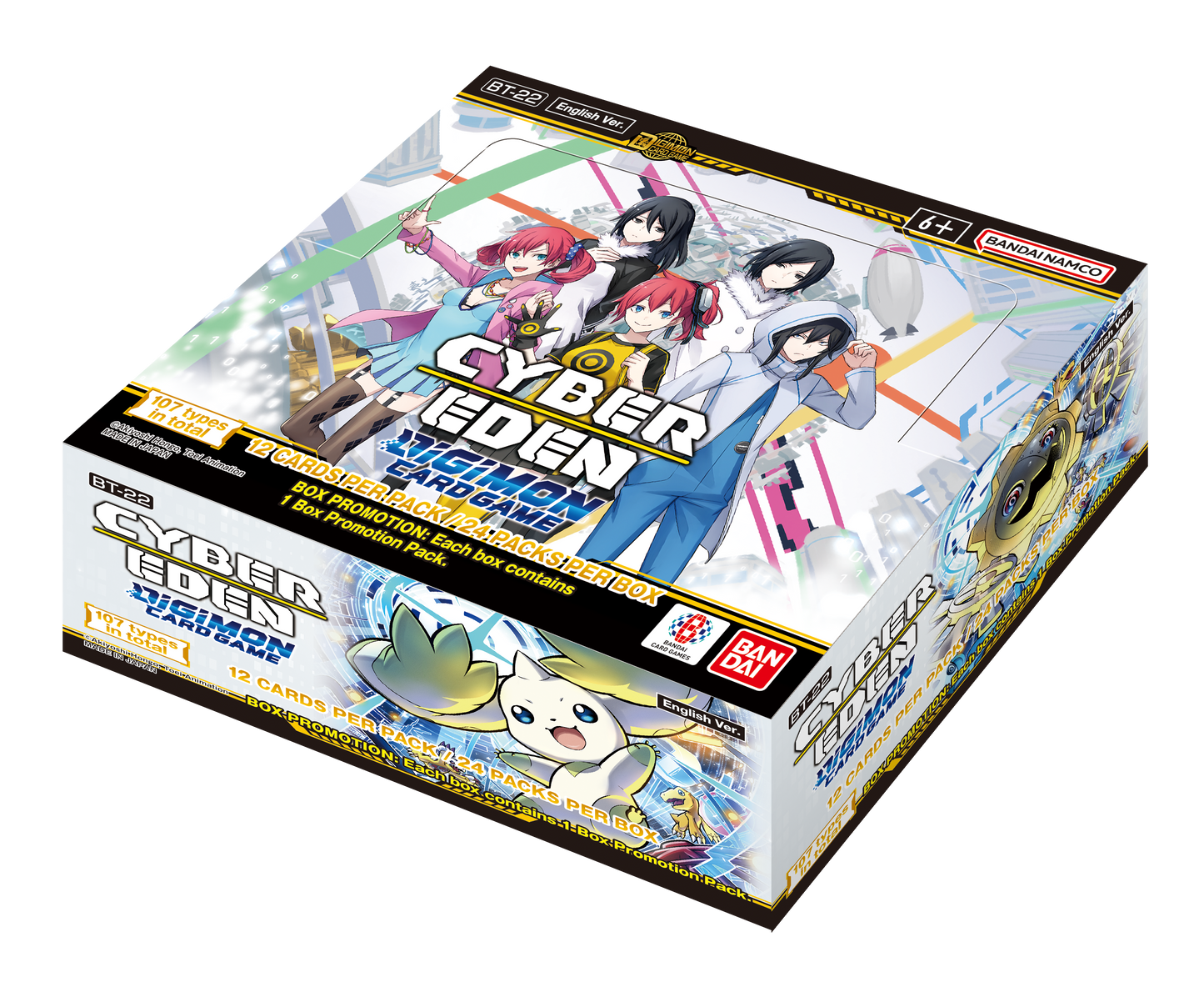 Digimon Card Game - Cyber Eden (BT22) - Booster Box (24 Packs)