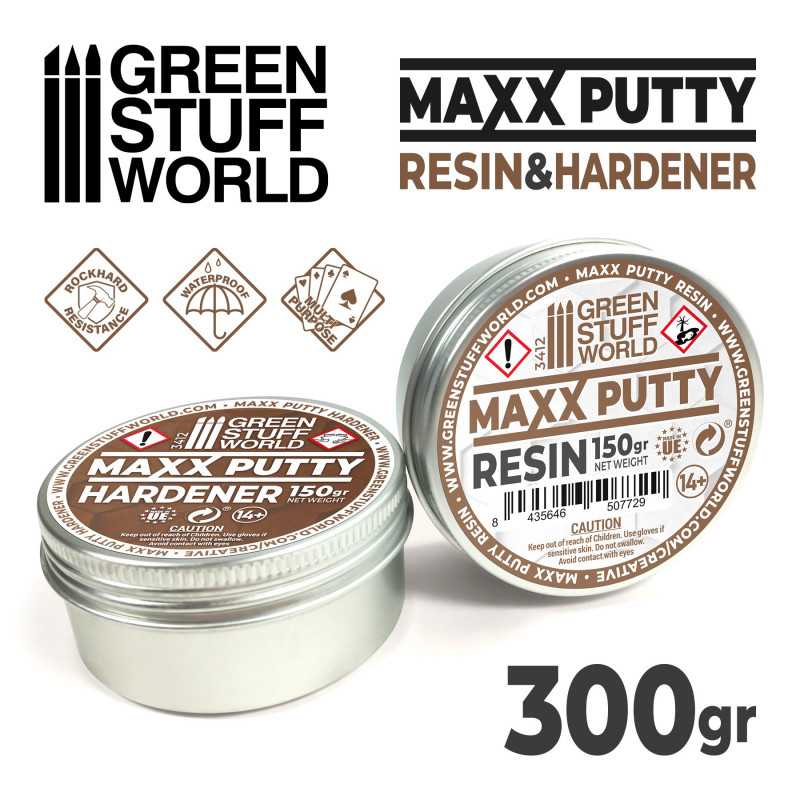 Masilla MAXX PUTTY (150gr+150gr)