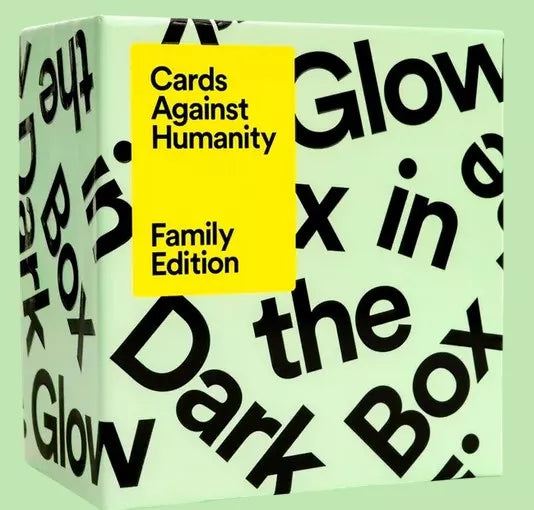 Cards Against Humanity Glow In The Dark Box Family Edition