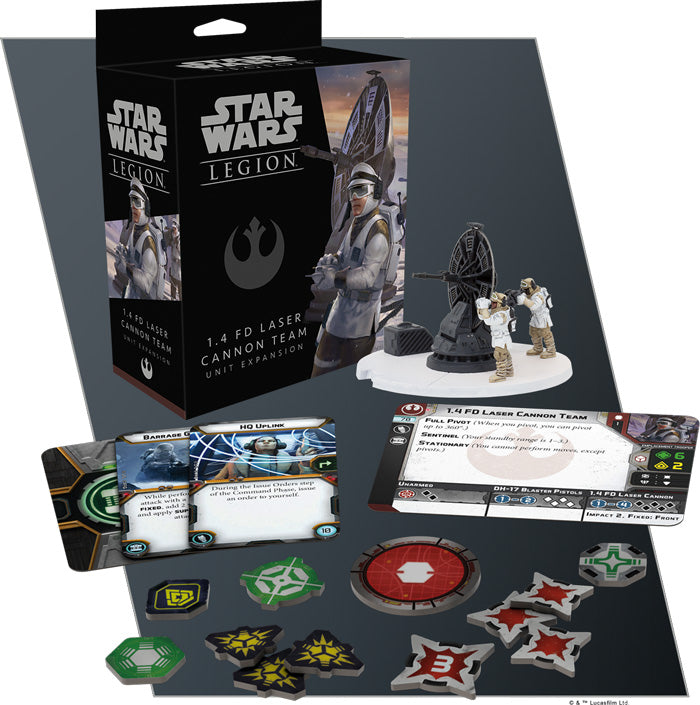 Star Wars Legion: 1.4 FD Laser Cannon Team FFGSWL14
