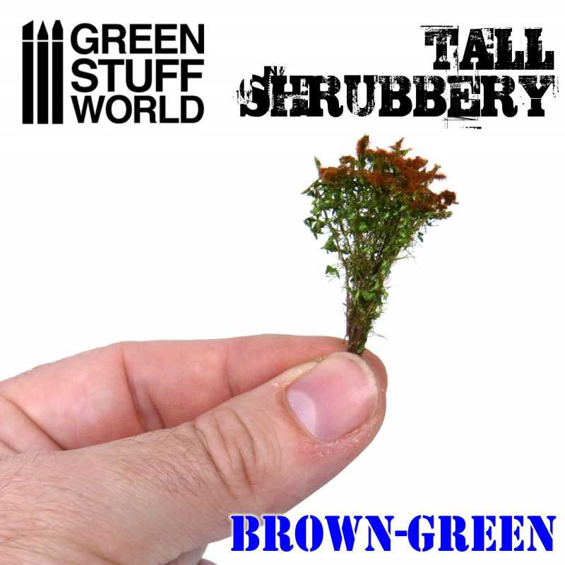 Tall Shrubbery - Brown/Green