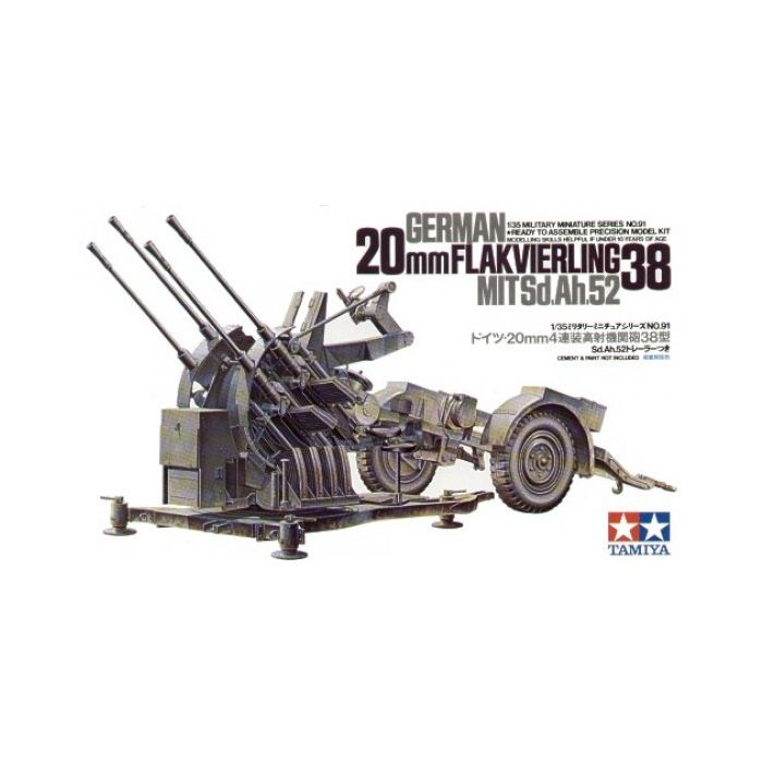 Tamiya German Flakvierling 38. 35091