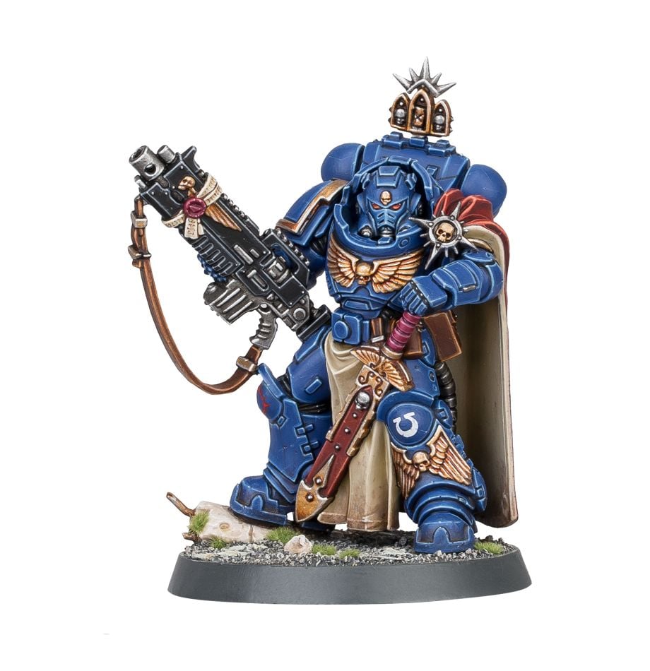 Space Marines Captain with master crafted bolt rifle 48-48
