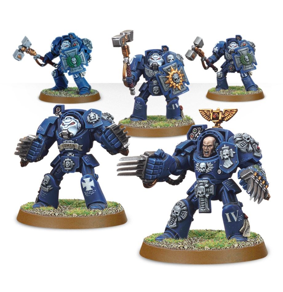 W40000 Space Marines Terminator Assault Squad 48-34