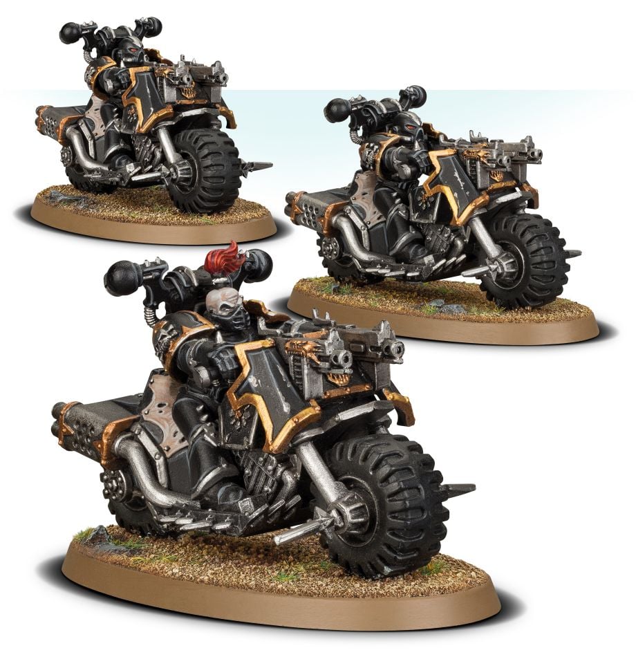 Chaos Space Marines Chaos Bikers 43-08