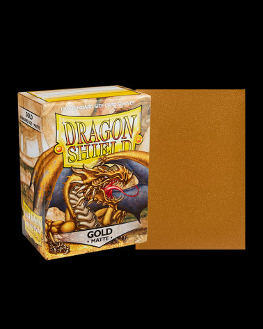 Gold - Matte Sleeves - Standard Size
