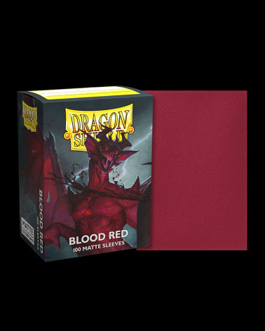 Blood Red - Matte Sleeves - Standard Size