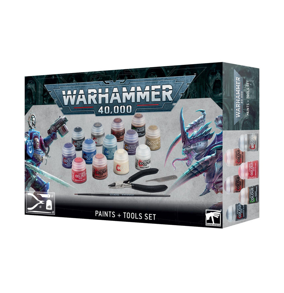 40k Paints & Tools Set 10th Ed 60-12