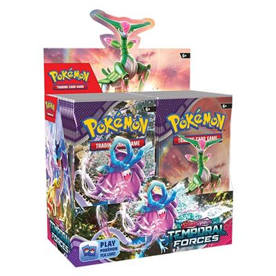 Pokemon - Scarlet and Violet 5 Temporal Forces - Booster Display