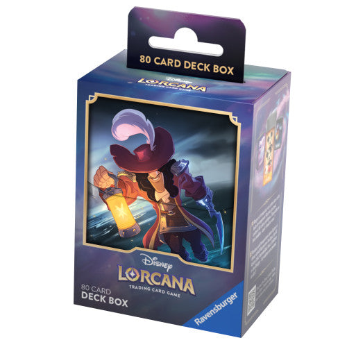 Disney Lorcana Trading Card Game -Captain Hook  Deck Box