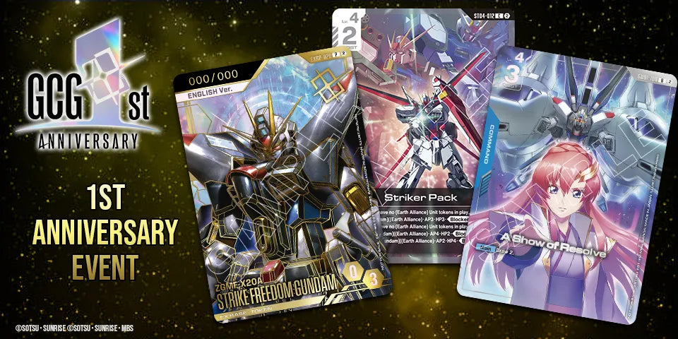 Gundam Anniversary Event: Monday 14th Sept