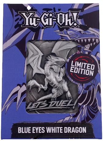 Blue Eyes White Dragon Embossed Metal