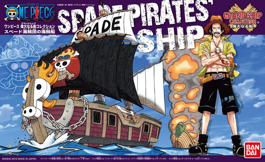Bandai Spirits One Piece Grand Ship Collection Spade Pirates' Ship Plastic Model