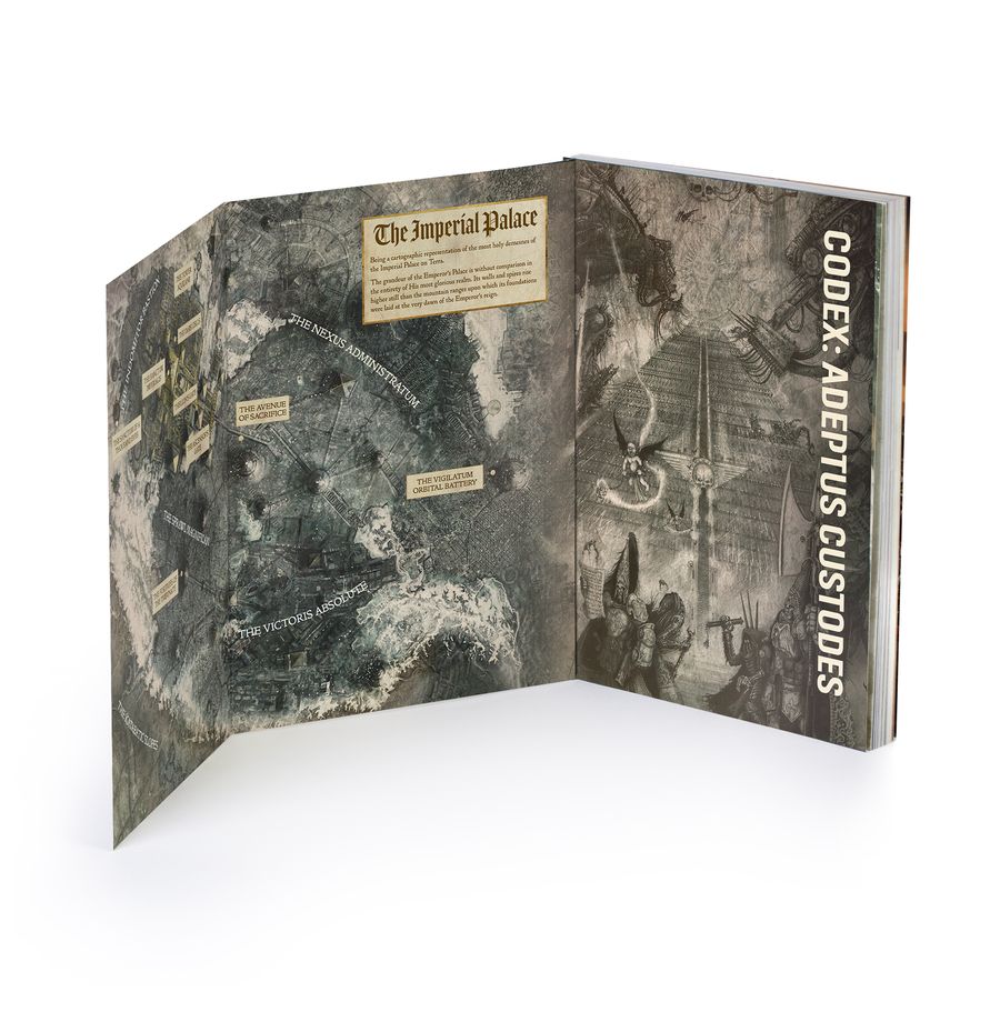PREORDER RELEASE DATE: 17/10/26 CODEX: ADEPTUS CUSTODES (ENGLISH) (COLLECTION ONLY)