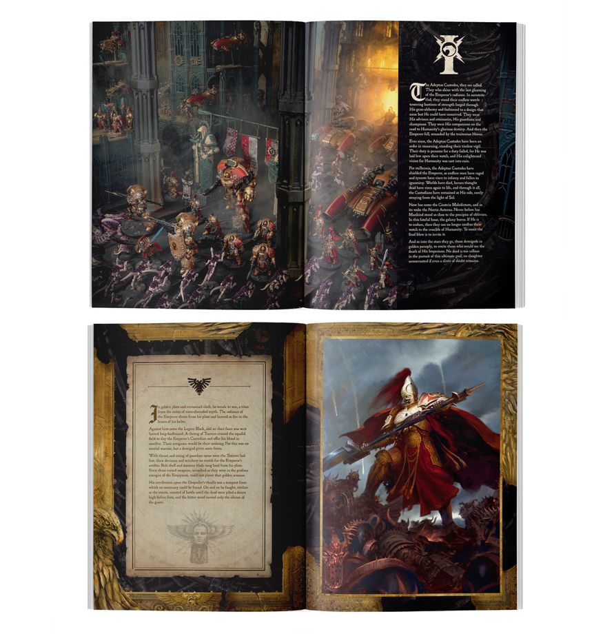 PREORDER RELEASE DATE: 17/10/26 CODEX: ADEPTUS CUSTODES (ENGLISH) (COLLECTION ONLY)