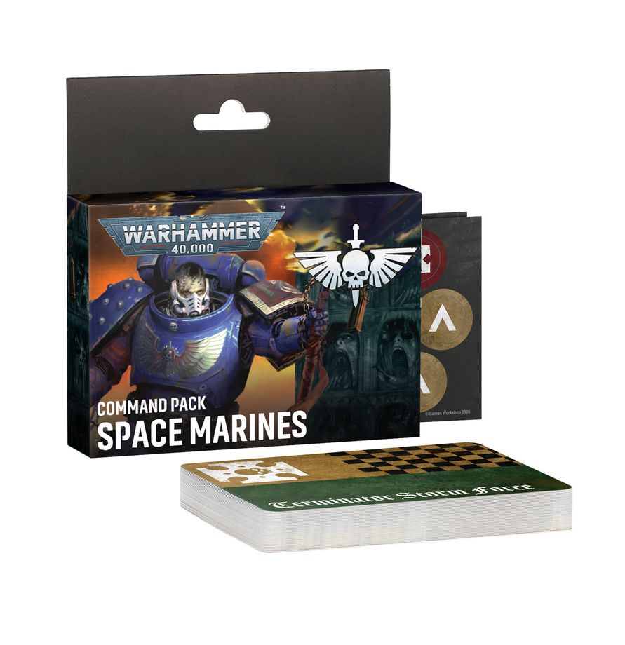 PREORDER RELEASE DATE: 3/10/2026 COMMAND PACK: SPACE MARINES (ENG)