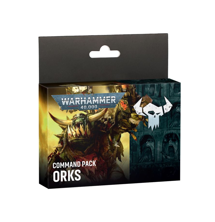 PREORDER RELEASE DATE: 05/09/2026 PICKUP ONLY COMMAND PACK: ORKS (ENGLISH)