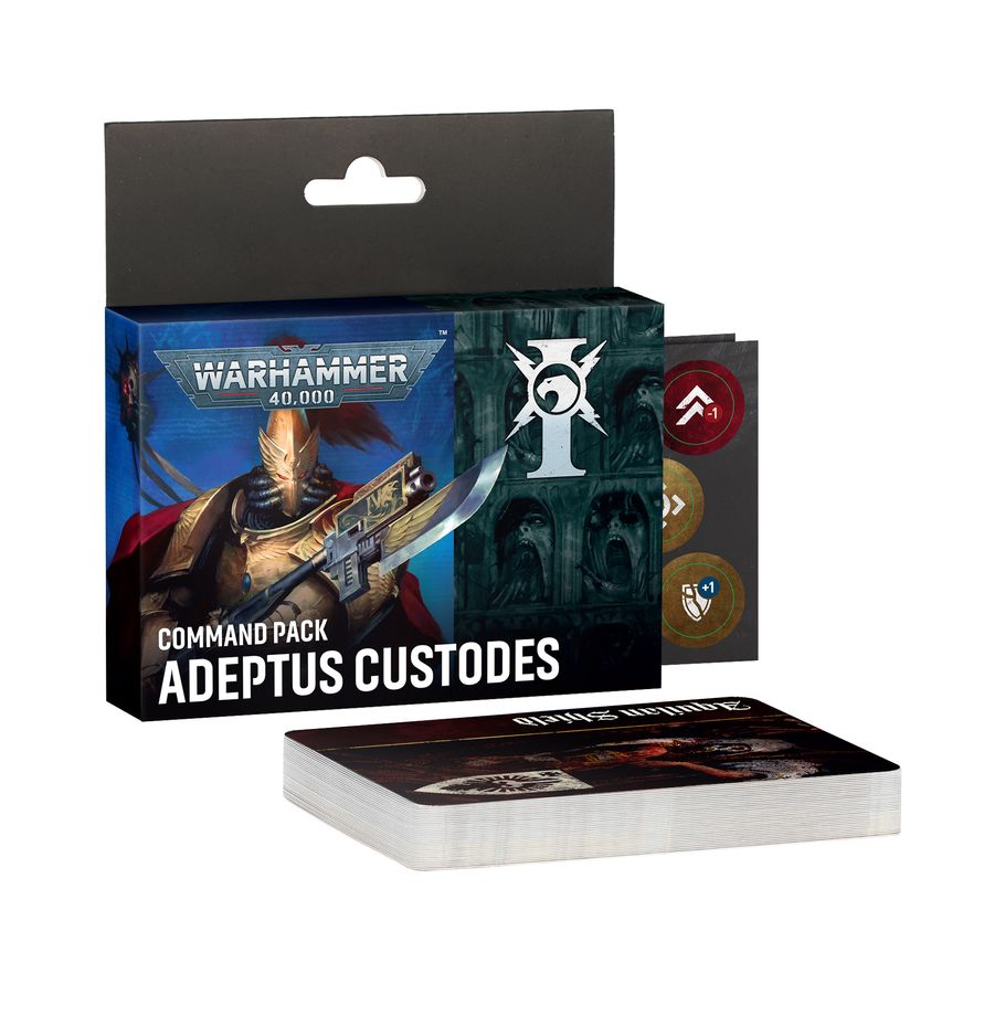 PREORDER RELEASE DATE: 17/10/26 COMMAND PACK: ADEPTUS CUSTODES (ENG) (COLLECTION ONLY)