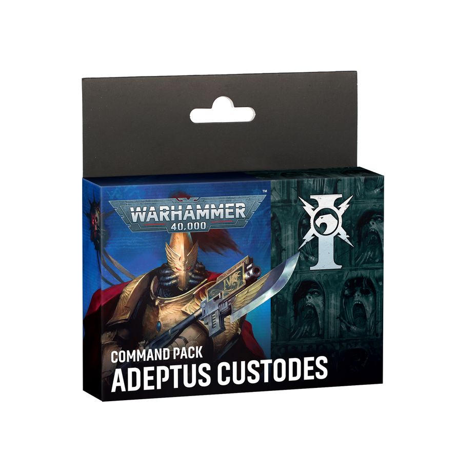 PREORDER RELEASE DATE: 17/10/26 COMMAND PACK: ADEPTUS CUSTODES (ENG) (COLLECTION ONLY)