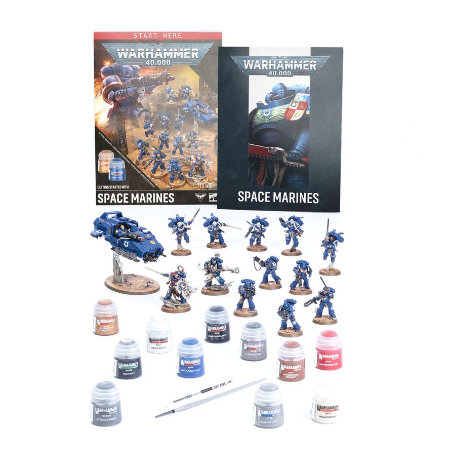 PREORDER RELEASE DATE: 25/07/2026 Warhammer 40K Getting Started With Space Marines (COLLECTION ONLY)