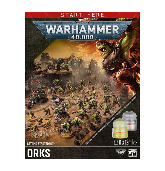 PREORDER RELEASE DATE: 25/07/2026 Warhammer 40K Getting Started With Orks (COLLECTION ONLY)