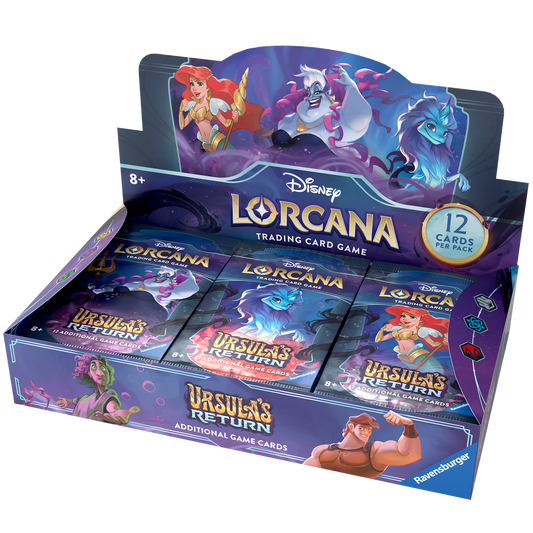 lorcana booster box guarantee Disney TCG: Ursula's Return disney lorcana booster box Disney