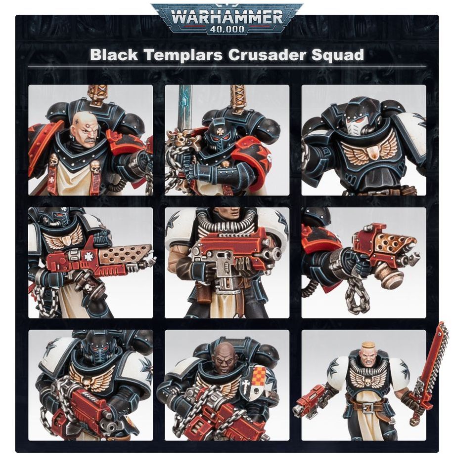 Black Templars Primaris Crusader Squad 55-45