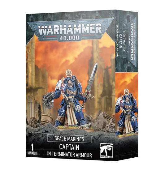 Space Marines captain In Terminator Armour 48-92