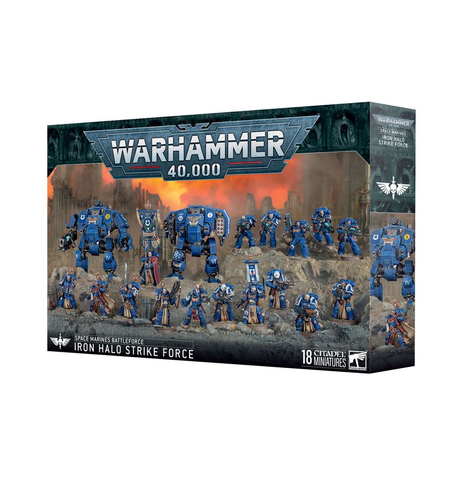 Warhammer 40K-SPACE MARINES: IRON HALO STRIKE FORCE